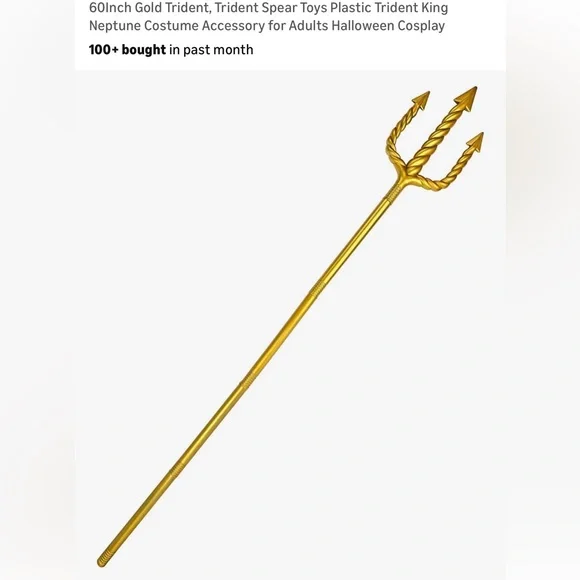 King Triton costume accessories. Aqua man, Neptune - Picture 4 of 9